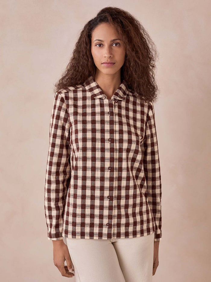 Gingham Button Through Shirt
