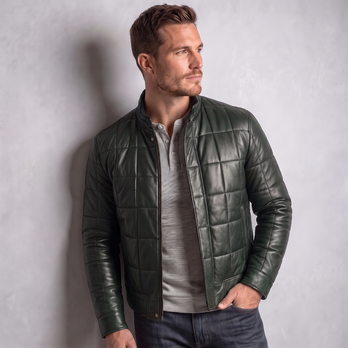 XS / Green / Leather