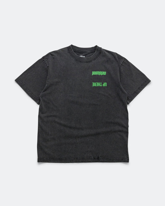 Handful T-Shirt x UP THERE - Overdyed Black Wash