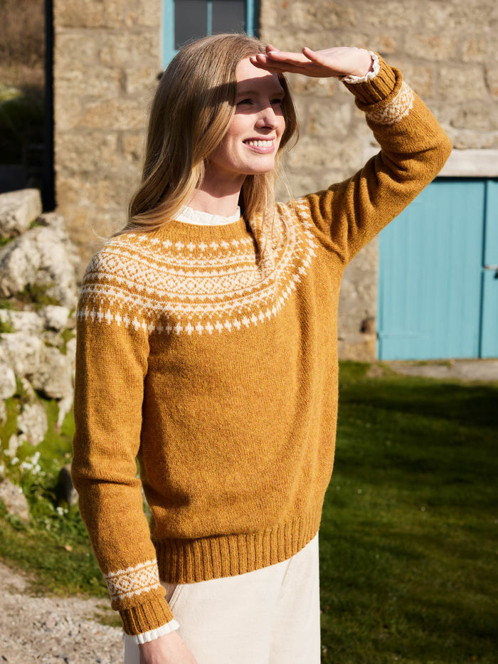 Harley of Scotland Highlands Two-Toned Crew Neck Jumper