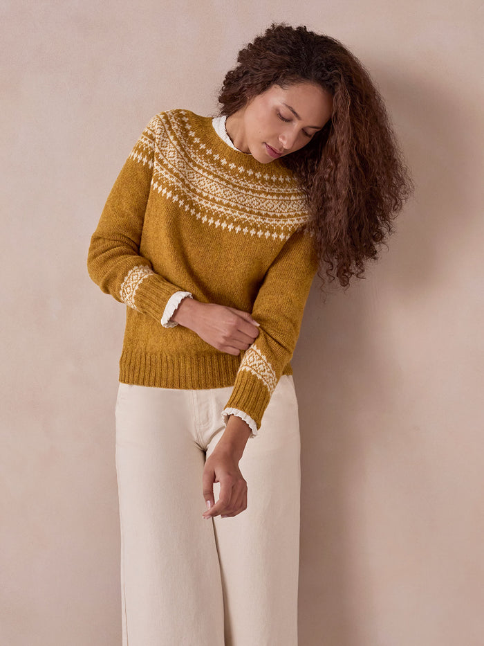 Harley of Scotland Highlands Two-Toned Crew Neck Jumper