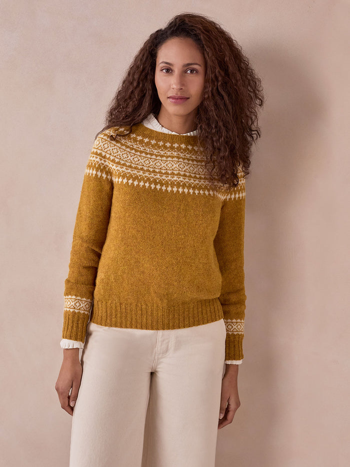 Harley of Scotland Highlands Two-Toned Crew Neck Jumper