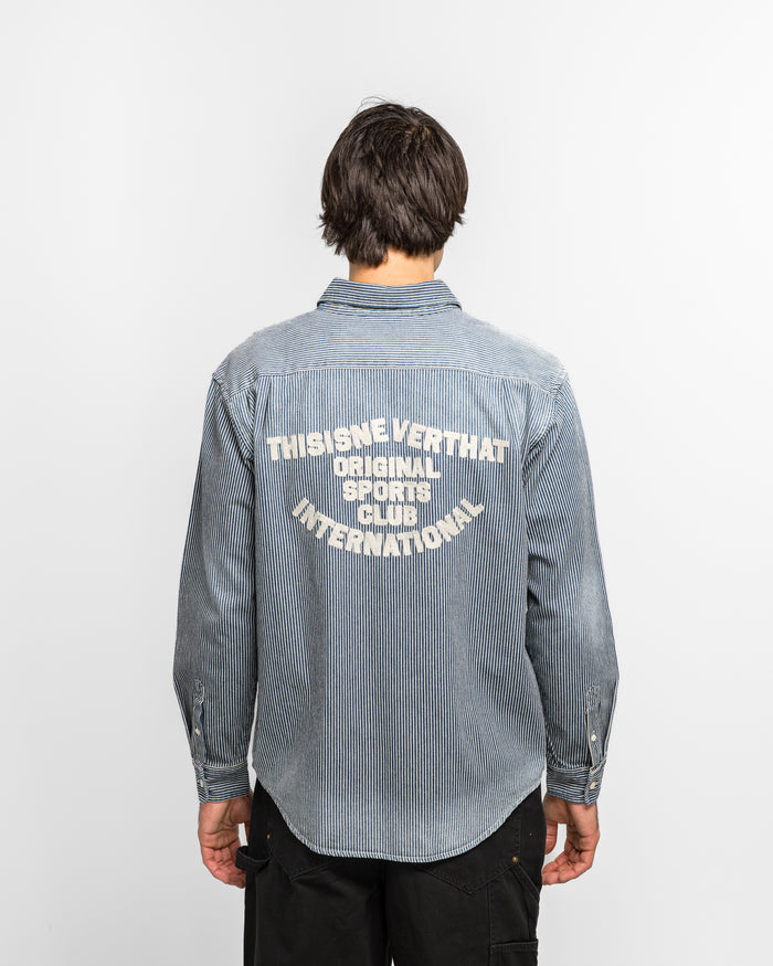 Hickory Denim Shirt - Indigo