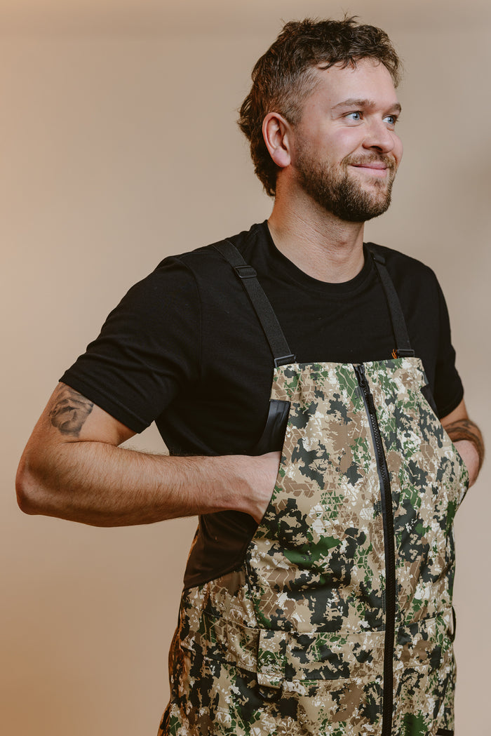HURRICANE CAMO BIB WATERPROOF