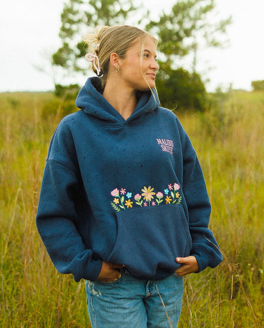 "In Bloom" Hoodie - Navy