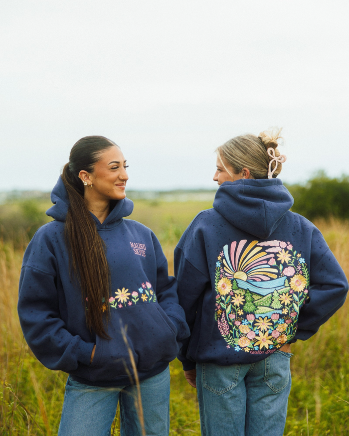 "In Bloom" Hoodie - Navy