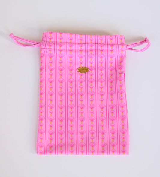 Island Oasis Bikini Bag - Pink
