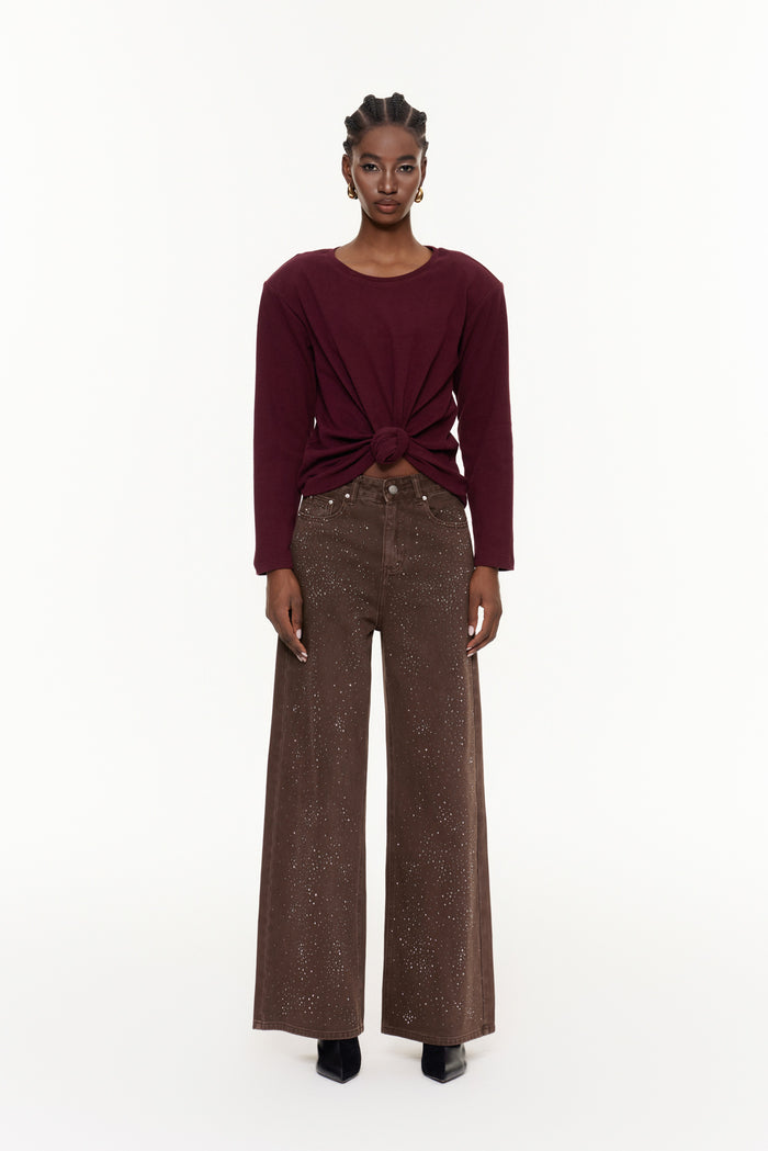 Jemma Ruch Twist Long Sleeve Top
