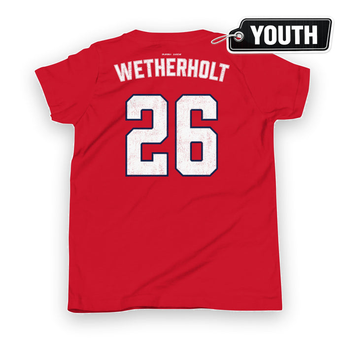JJ Wetherholt Youth Shirsey