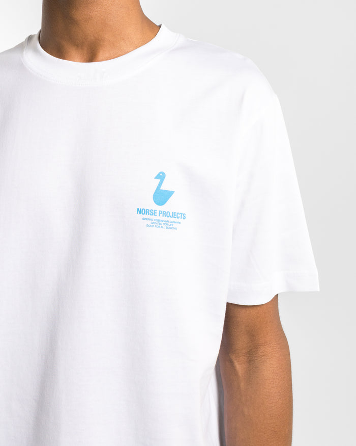 Johannes Organic The Lakes Print T-Shirt - White