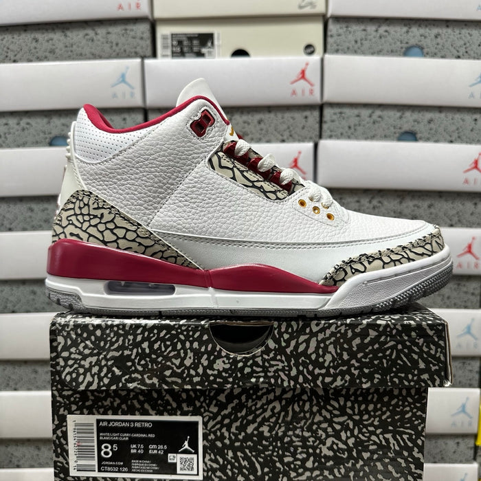Jordan 3 Retro Cardinal Red