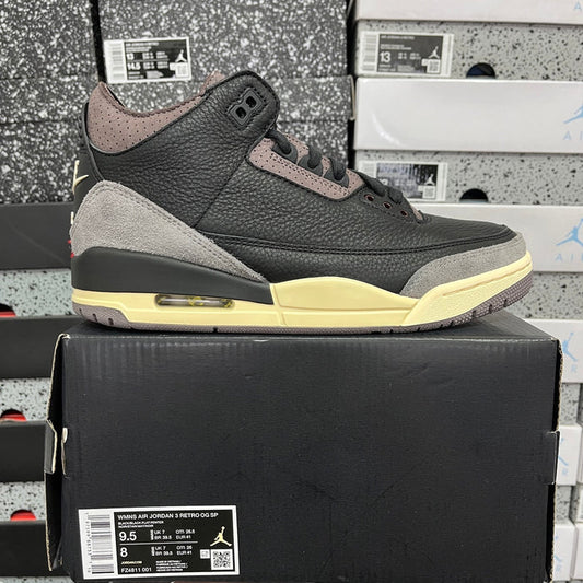 Jordan 3 Retro x A Ma Maniere W.Y.W.S. Black Flat Pewter