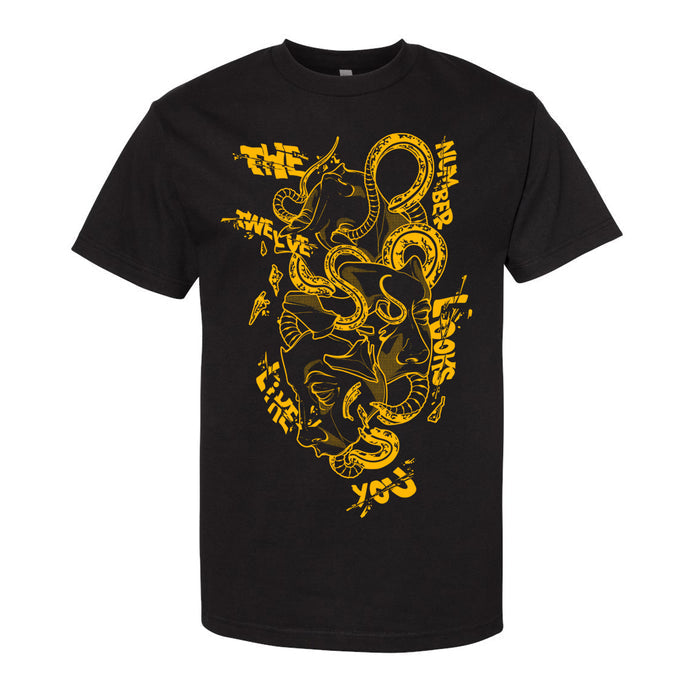 the number 12 looks like you Kabuki - Black T-Shirt