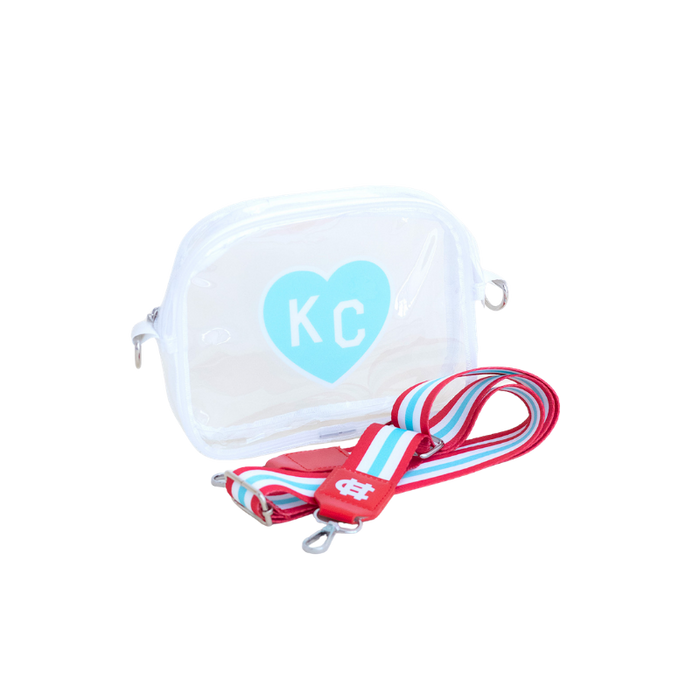KC Current KC Heart Clear Bag