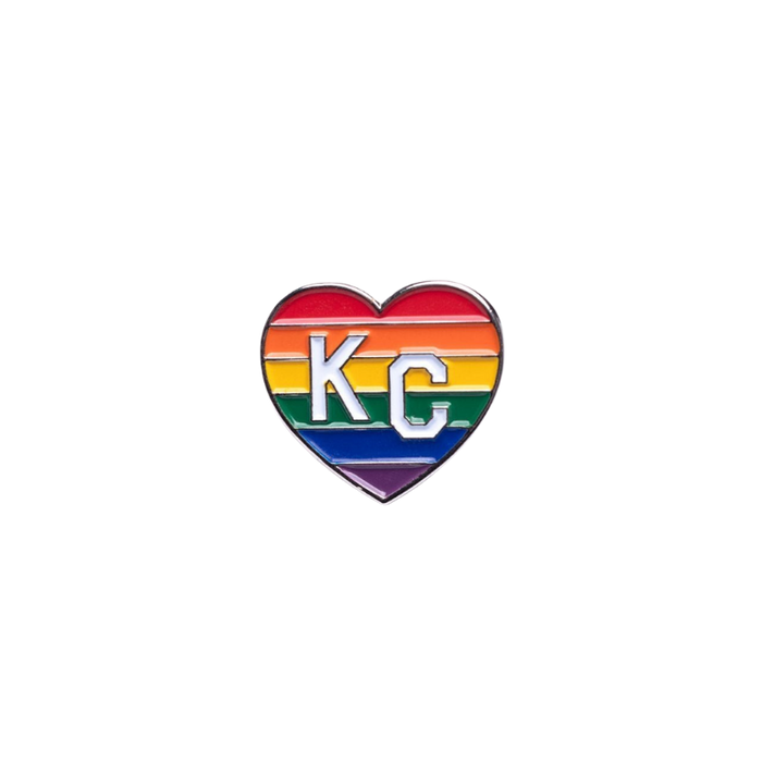 KC Current KC Pride Heart Lapel Pin