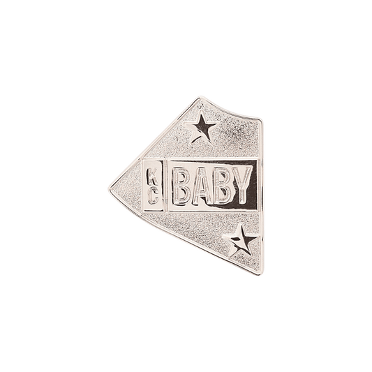 KC Current Lapel Pin KC Baby Silver