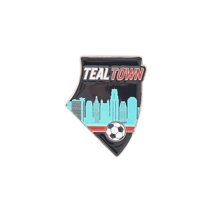 KC Current Lapel Pin Teal Town