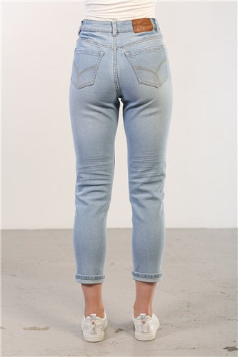 KEILE MOM JEANS REGULAR LEG (LIGHT BLUE)
