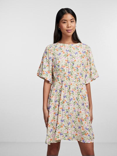 KORINE DRESS (VANILLA ICE/FLOWER)