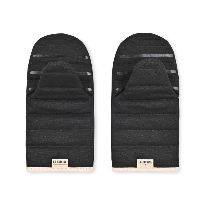 La Cuisine Recycled Cotton Oven Mitt Set - AWARE™