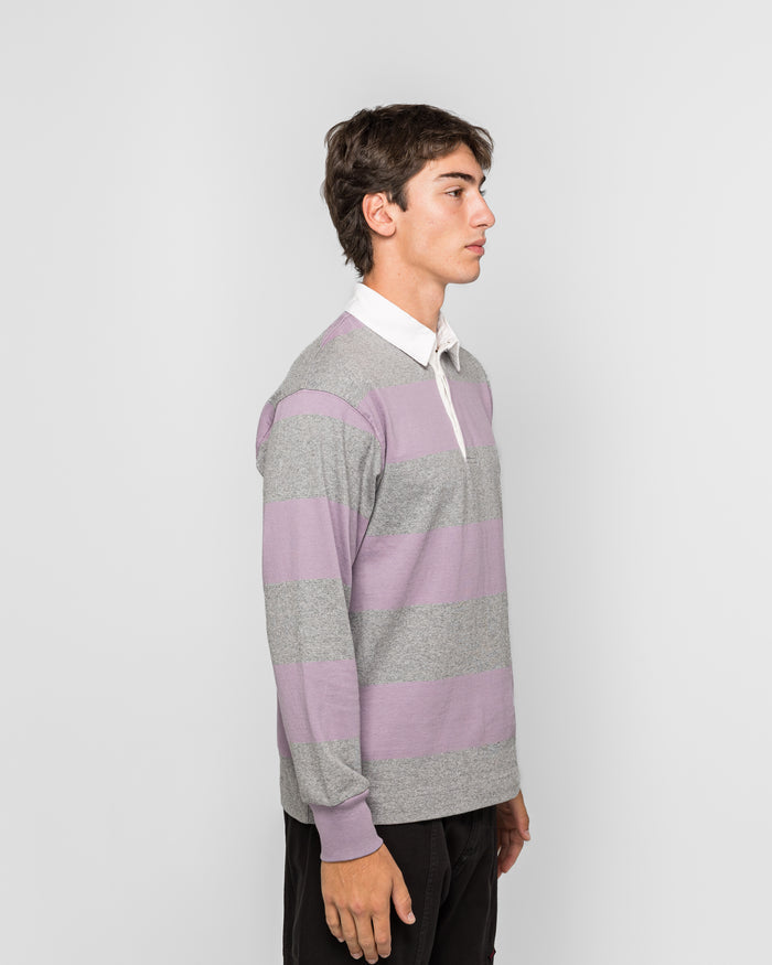 Lagoon Rugby Shirt - Heather/Purple