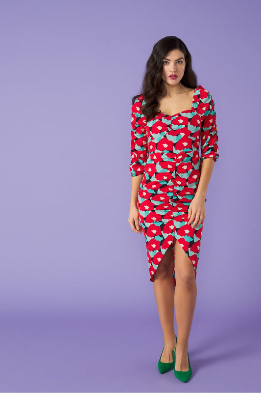LANOS DRESS (RED)