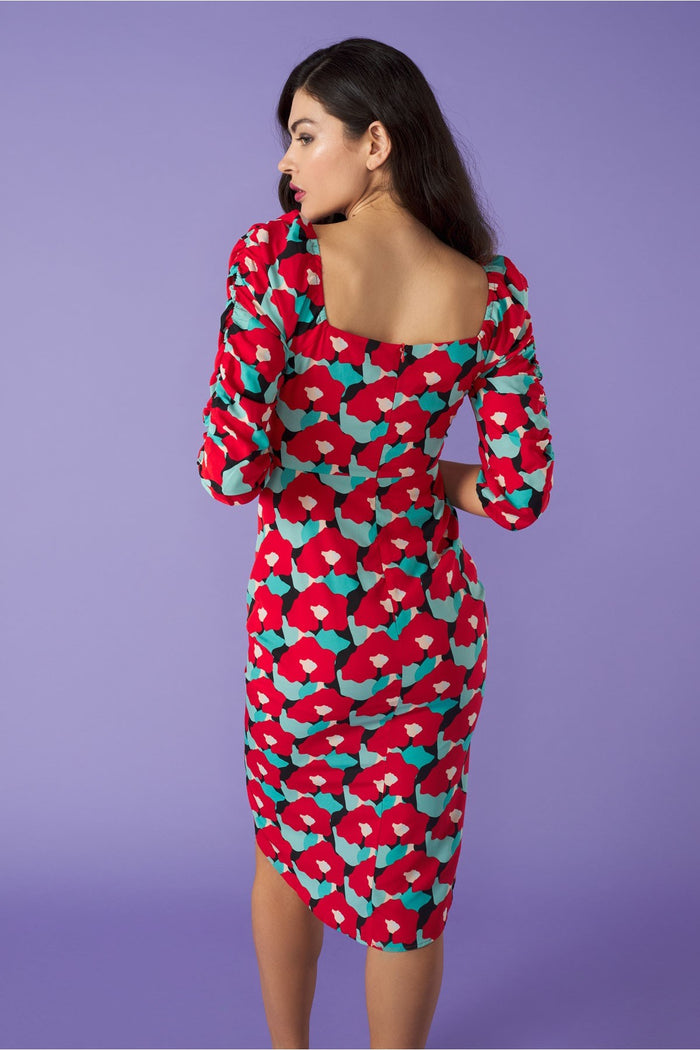 LANOS DRESS (RED)