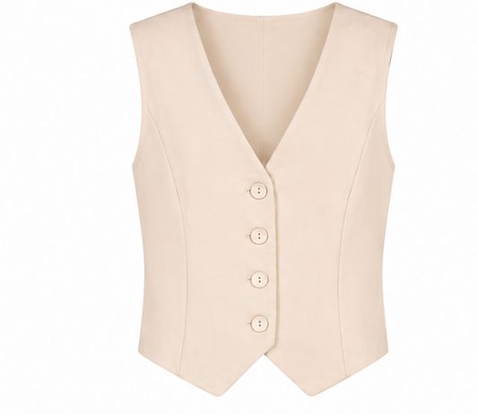 Lesley Vest Beige