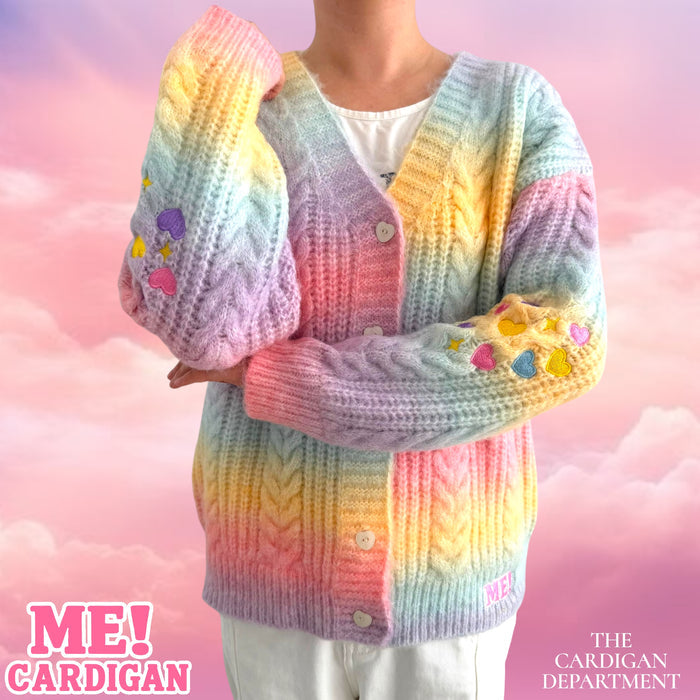 LIMITED EDITION: ME Rainbow Gradient Cardigan