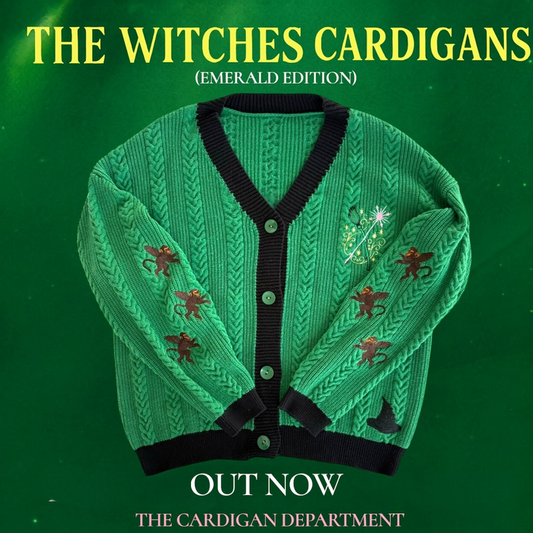 LIMITED EDITON: THE WITCHES CARDIGAN: Emerald Edition 💚