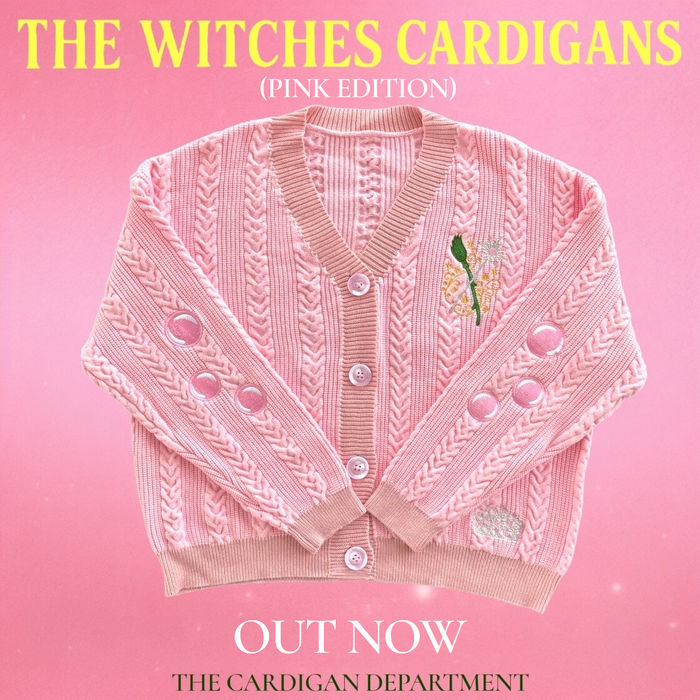 LIMITED EDITON: THE WITCHES CARDIGAN: Pink Edition 🩷