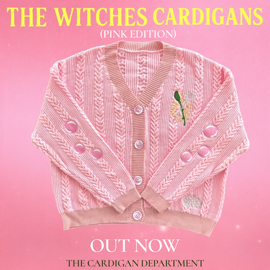 LIMITED EDITON: THE WITCHES CARDIGAN: Pink Edition 🩷