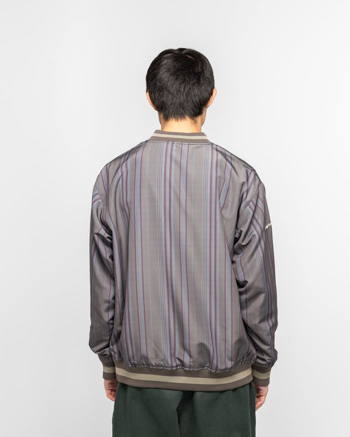 Lined V-Neck Pullover Windbreaker - Multi