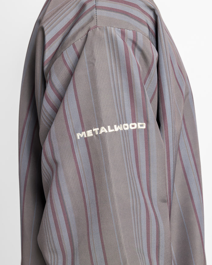 Lined V-Neck Pullover Windbreaker - Multi