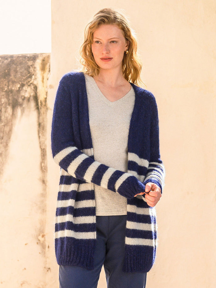 Longline Edge To Edge Cardigan