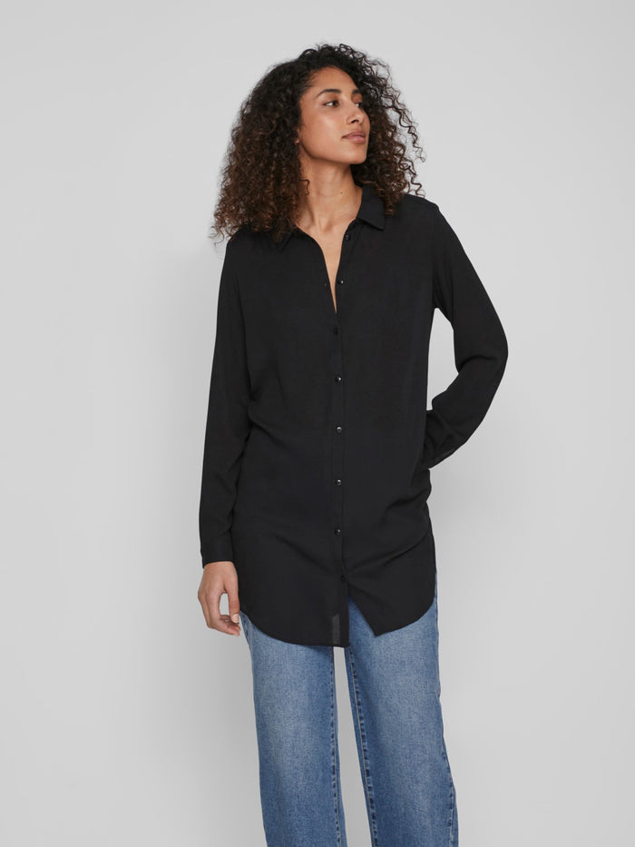LUCY TUNIC SHIRT (BLACK)