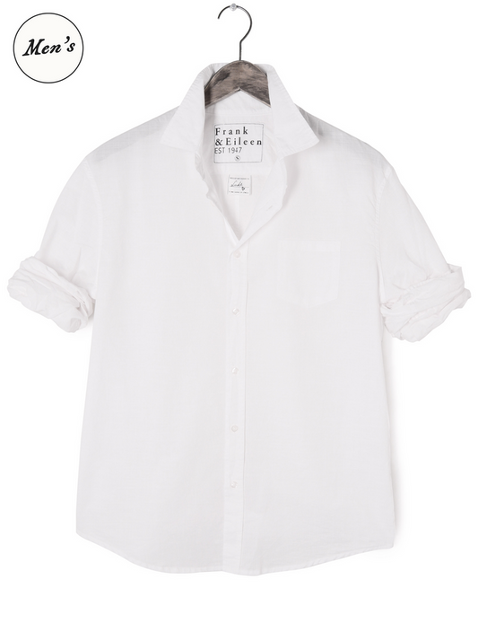 LUKE White, Italian Casual Cotton