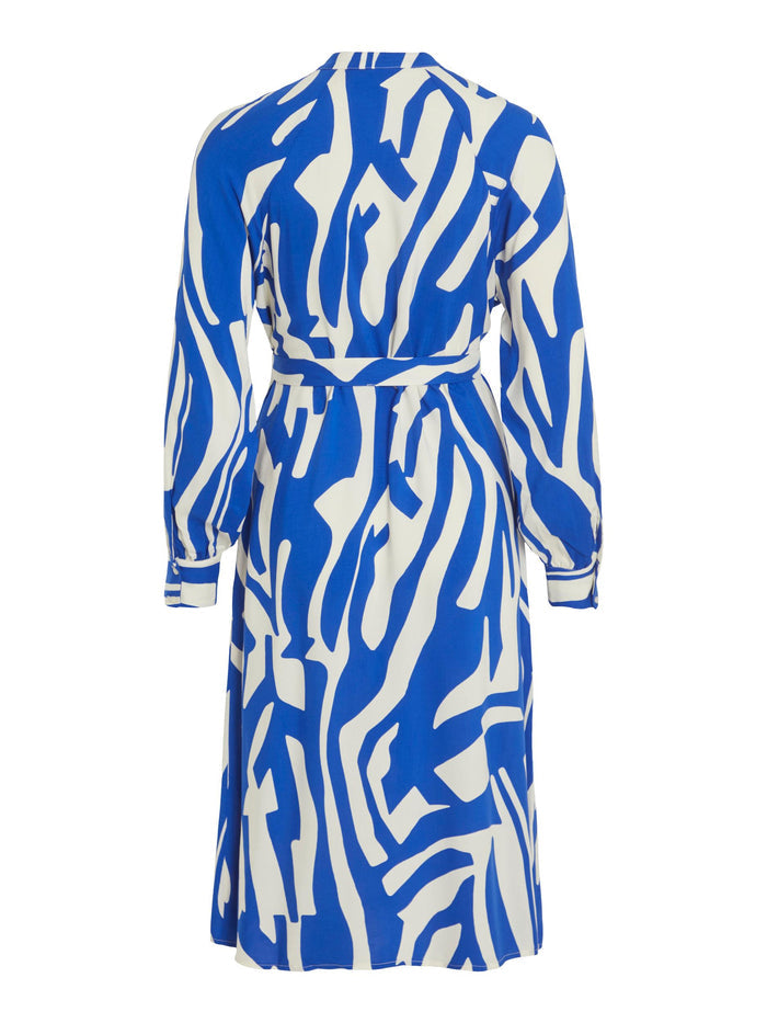 LUPA L/S DRESS(BLUE/WHITE)