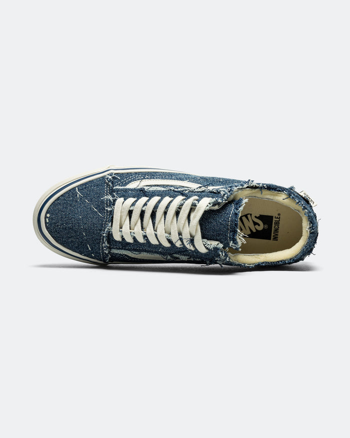 LX Old Skool x INVINCIBLE - Frayed Denim