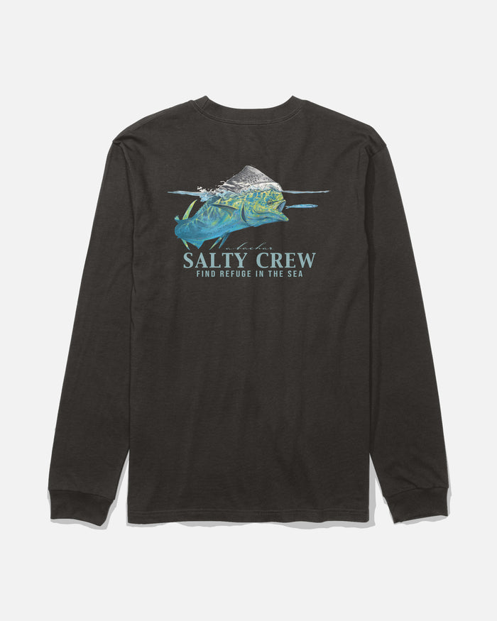 Mahi Surface Ls Tee - Black