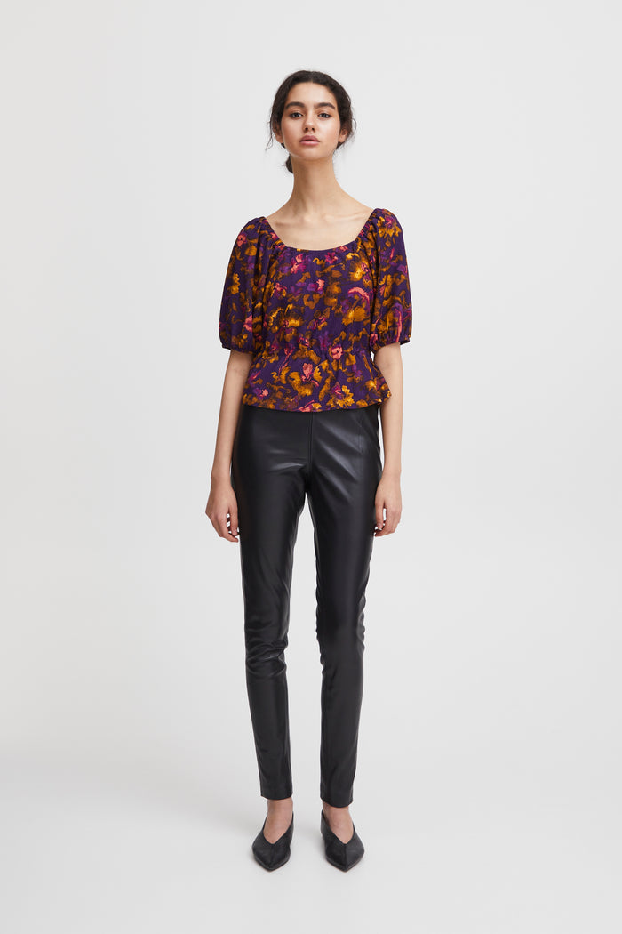 MAISE TOP (PURPLE MULTI FLOWER)