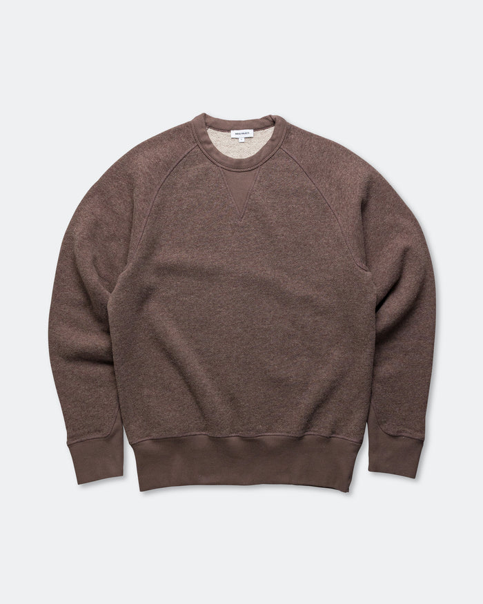 Marten Relaxed Cotton Wool Sweatshirt - Walnut