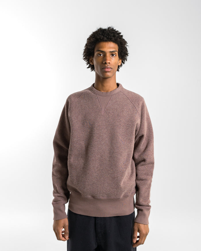 Marten Relaxed Cotton Wool Sweatshirt - Walnut