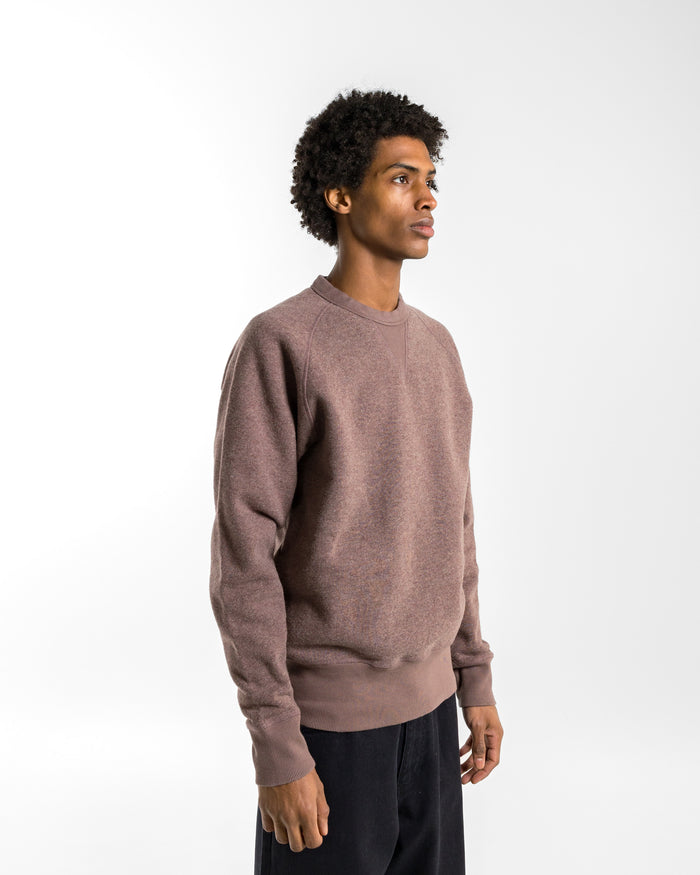 Marten Relaxed Cotton Wool Sweatshirt - Walnut