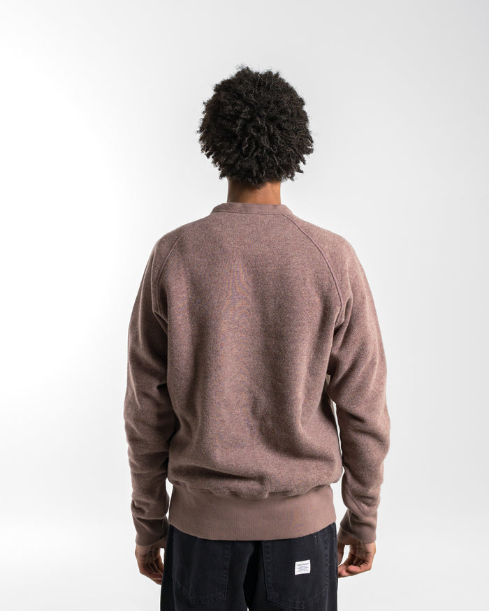Marten Relaxed Cotton Wool Sweatshirt - Walnut