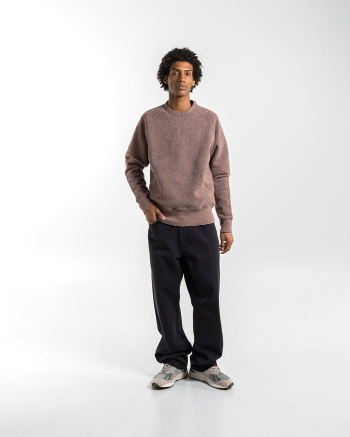 Marten Relaxed Cotton Wool Sweatshirt - Walnut