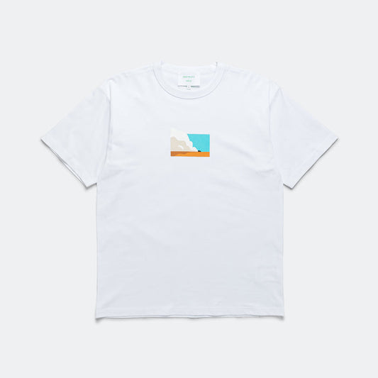 MCH Car Simon Heavy T-shirt x UP THERE - White