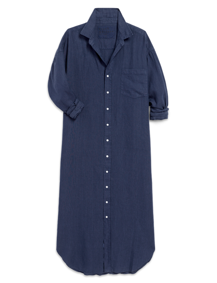 MEGAN Navy, Washed Linen
