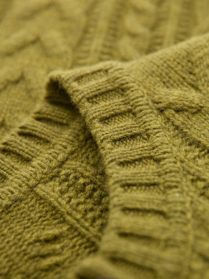 Merino Cable Cardigan
