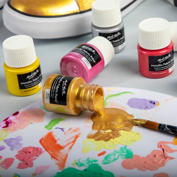 Metallic Fabric Paint Set Signature 8pc x 20ml